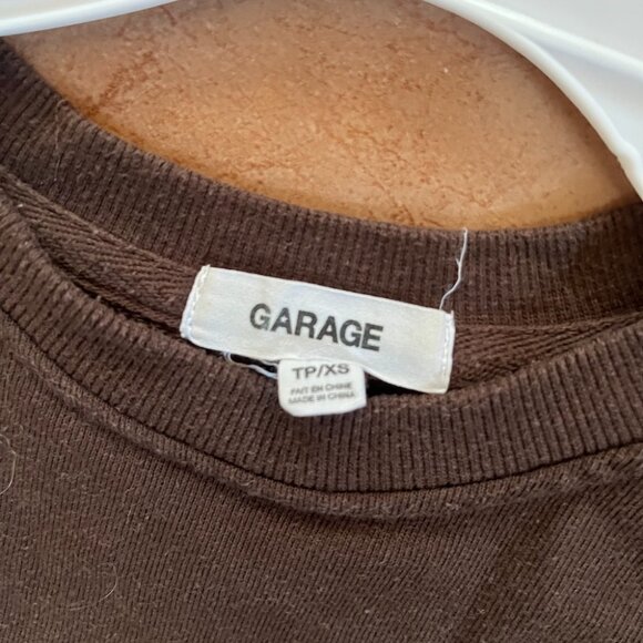 Garage Brown and Cream Sweatshirt - Picture 5 of 11